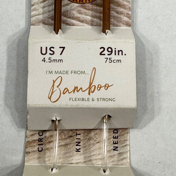 Lion Brand Yarns Bamboo Circular Knitting Needles Size US 7 29 Inch New - Picture 4 of 7